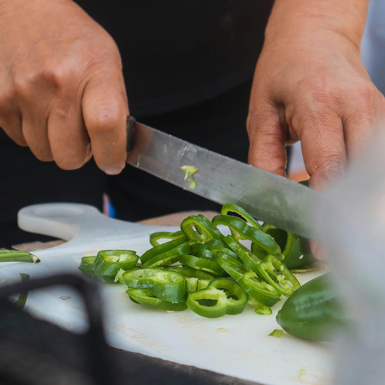 Slicing With Knife